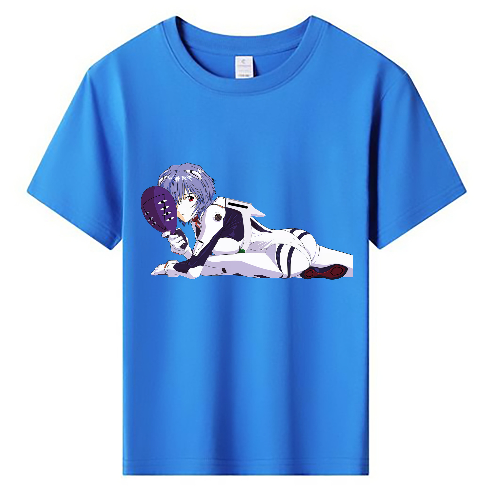 （画像用） EVA 新世紀エヴァンゲリオン 綿100％キッズTシャツ（フロントプリント）
